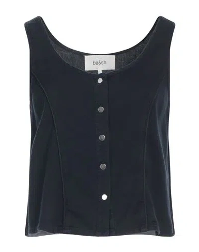 Ba&sh Ba & Sh Woman Top Midnight Blue Size 1 Cotton