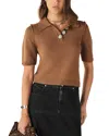 Ba&sh Tylak Wool Sweater In Camel