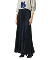 Ba&sh Ba & Sh Wow Pleated Skirt In Navy