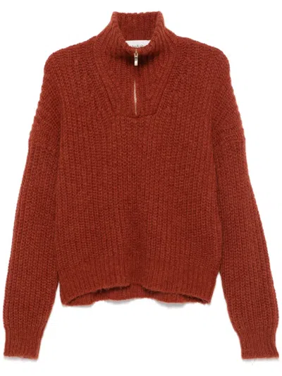 Ba&sh Beltane Sweater In Red