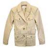 Ba&sh Belted Jacket In Beige Cotton In Beige