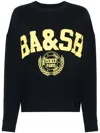 Ba&sh Benjamin Logo-print Sweatshirt In Blue