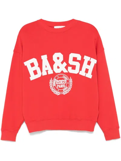 Ba&sh Benjamin Sweatshirt In Red
