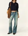 Ba&sh Branice Cardigan In Marine