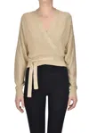 Ba&sh Braty Cardigan In Gold