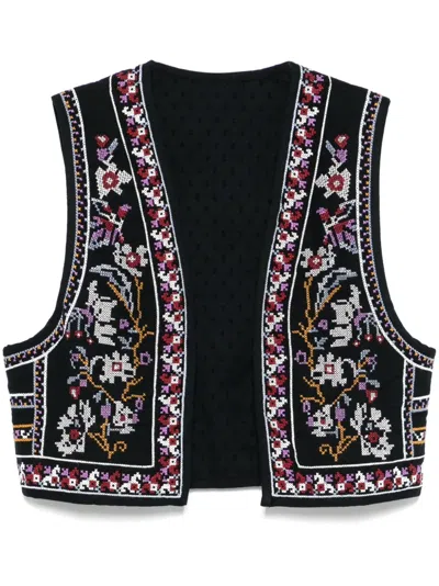 Ba&sh Coco Vest In Blue