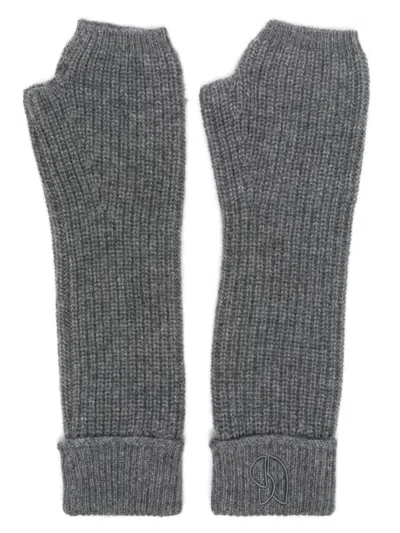 Ba&sh Coon Gloves In Grey