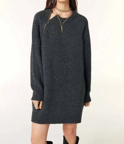 Ba&sh Dalede Mini Dress In Heather Grey