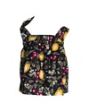 Ba&sh Eiffel Printed Tie-shoulder Top In Multicolor Cotton In Multi