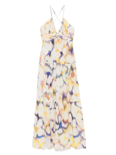 Ba&sh Faoya Maxi Dress In White