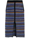 Ba&sh Flame Skirt In Bleu In Blue