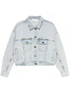 Ba&sh Fox Jacket Light Used Blue In Blue