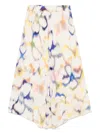 Ba&sh Fruit Midi Skirt In Neutrals