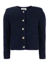 Ba&sh Gaspard Cardigan In Blue