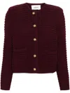 Ba&sh Gaspard Cardigan In Red