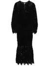 Ba&sh Grace Midi Dress In Black