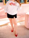 Ba&sh Heartbreaker Sweatshirt In White In White