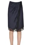 Ba&sh Jupe Clemence Skirt In Navy Blue