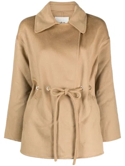 Ba&sh Kam Belted Jacket In Neutrals