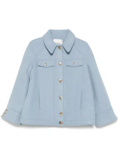 Ba&sh Kendy Coat In Blue
