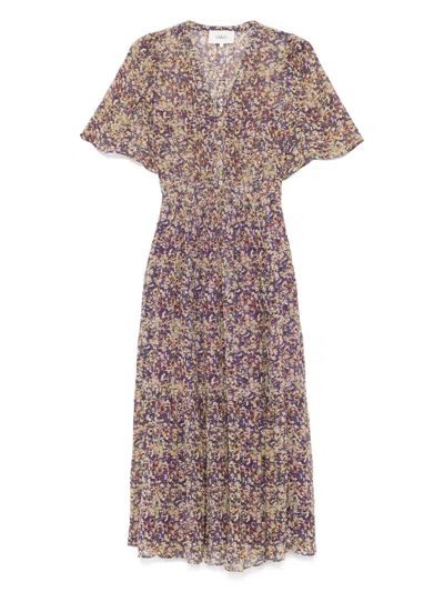 Ba&sh Lariol Midikleid In Violett