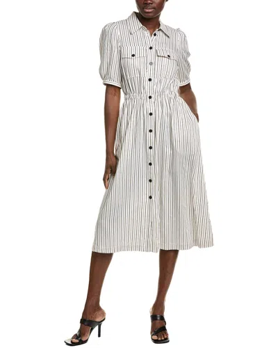 Ba&sh Lovely Linen-blend Shirtdress