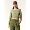 Ba&sh Marc Cardigan In Green