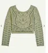 Ba&sh Marc Cardigan In Green