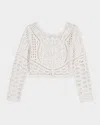 Ba&sh Marc Cardigan In White