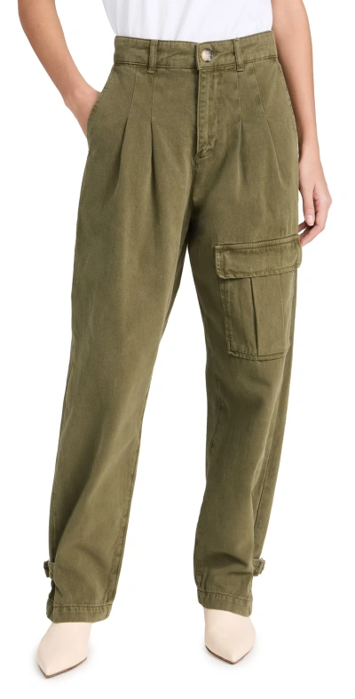 Ba&sh Maroon Pants Kaki In Green