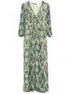 Ba&sh Matsa Dress In Green