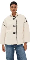 Ba&sh Ba & Sh Manteau Faxu Shearling Coat In Ecru
