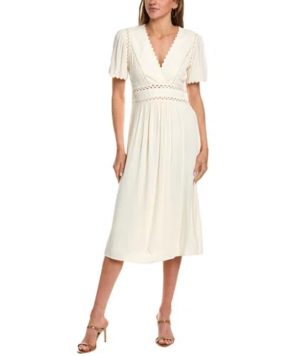 Ba&sh Midi Dress In Beige