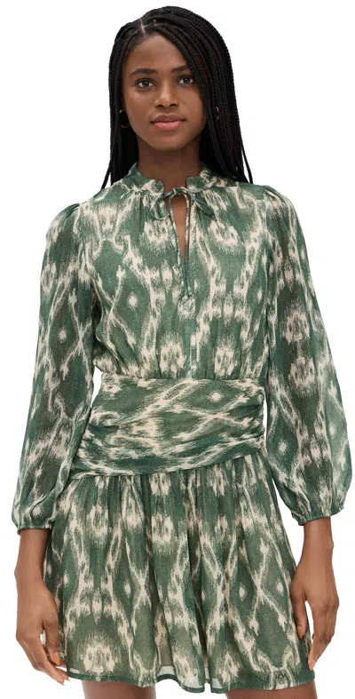 BA&SH MINTHE DRESS KAKI