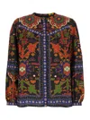 Ba&sh Multicolor Shirt With All-over Graphic Print In Multicolor