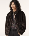 Ba&sh Ba & Sh Paros Faux Fur Coat