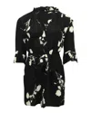 Ba&sh Penny Printed Jumpsuit In Black Viscose In Black