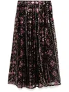 Ba&sh Pippa Mid-length Skirt In Noir In Black