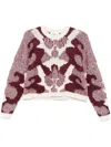 Ba&sh Rora Sweater Bordeaux In Red