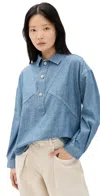 Ba&sh Shirt Kool Lightusedblue In Lightusedblue