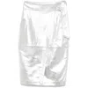 Ba&sh Jupe Faye Skirt In Metallic