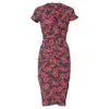 Ba&sh Sweetheart Diane Dress In Floral Print Polyester In Multi