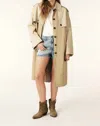 Ba&sh Ba & Sh Polar Trench Coat In Beige