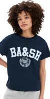 Ba&sh Ioni College Style Tee In Navy In Navy