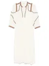 Ba&sh Tunia Midi Dress In Neutrals