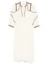 Ba&sh Tunia Midi Dress In Neutrals