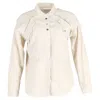 Ba&sh Tyle Layered Blouse In Cream Cotton In White