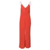 Ba&sh Wide Leg Jumpsuit In Red Viscose In Red