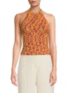 Ba&sh Women's Cedric Crochet Top In Ocre