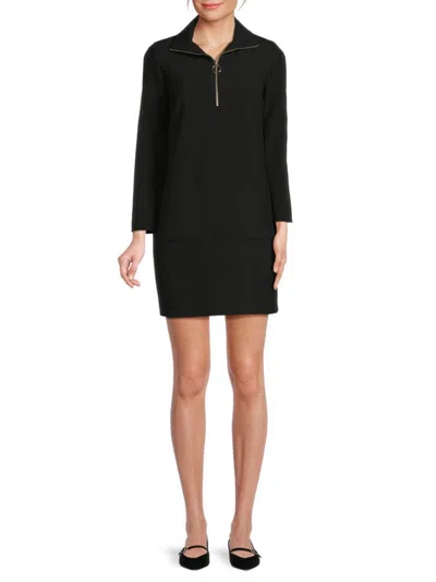 Ba&sh Women's Danae Zip Up Mini Dress In Noir